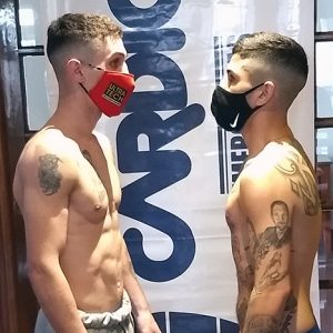 Arce and Paz on weight for great show