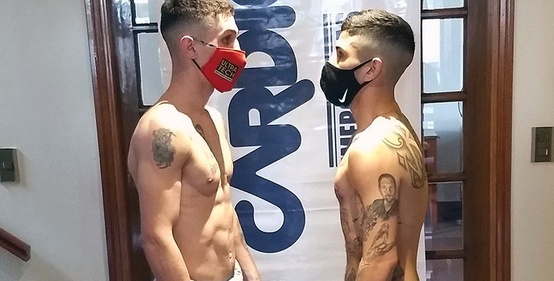 Arce and Paz on weight for great show