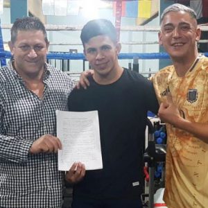 Pedraza extendió, Peralta y Acuña firmaron con Argentina Boxing Promotions