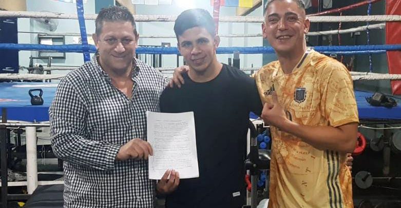 Pedraza extendió, Peralta y Acuña firmaron con Argentina Boxing Promotions
