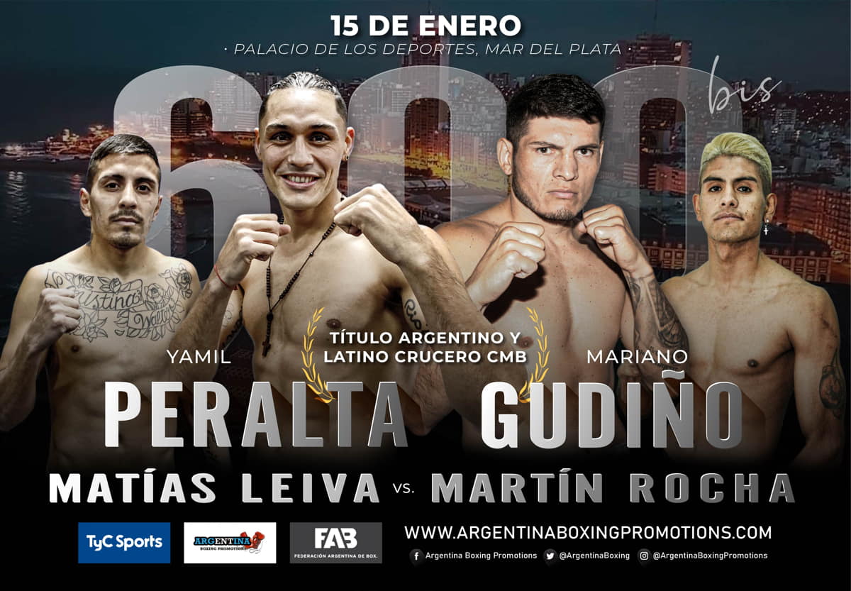  Yamil Peralta vs. Mariano Gudiño - Matías Leiva vs. Martín Rocha - Argentina Boxing Promotions, de Mario Margossian