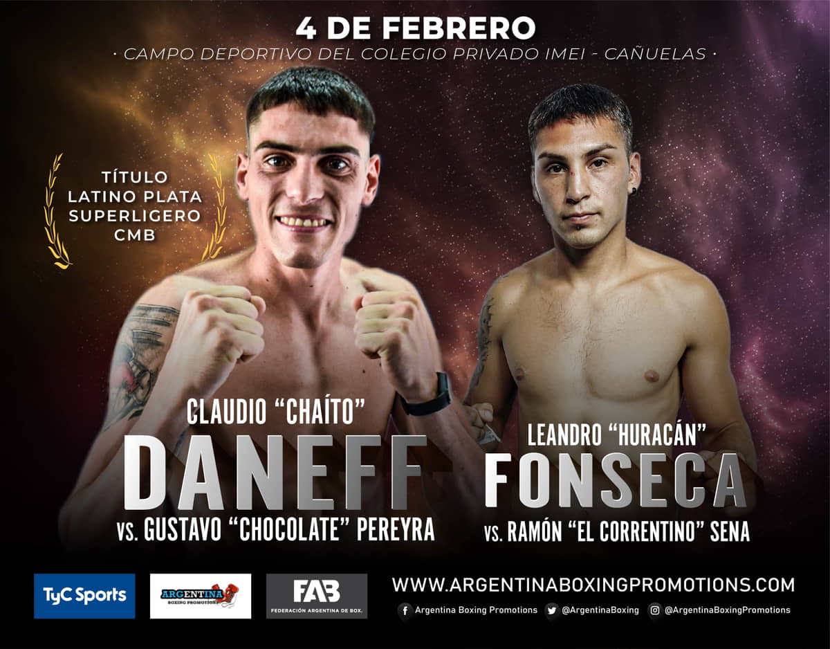  Claudio Daneff vs. Gustavo Pereyra - Leandro Fonseca vs. Ramón Sena // Argentina Boxing Promotions, de Mario Margossian